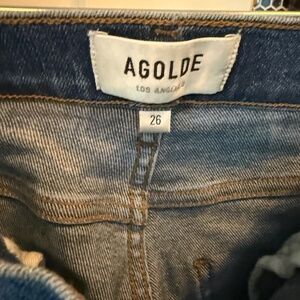 Agolde size 26 skinny jeans